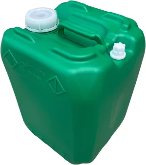 | 5.3 Gallon Tighthead Container with 70MM Cap | Carboy | Hedpack | Water Storage Container | Includes (1) Container with Cap (Green)