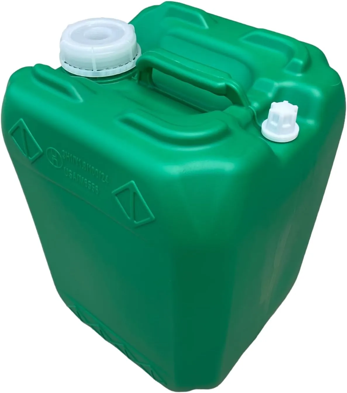 | 5.3 Gallon Tighthead Container with 70MM Cap | Carboy | Hedpack | Water Storage Container | Includes (1) Container with Cap (Green)