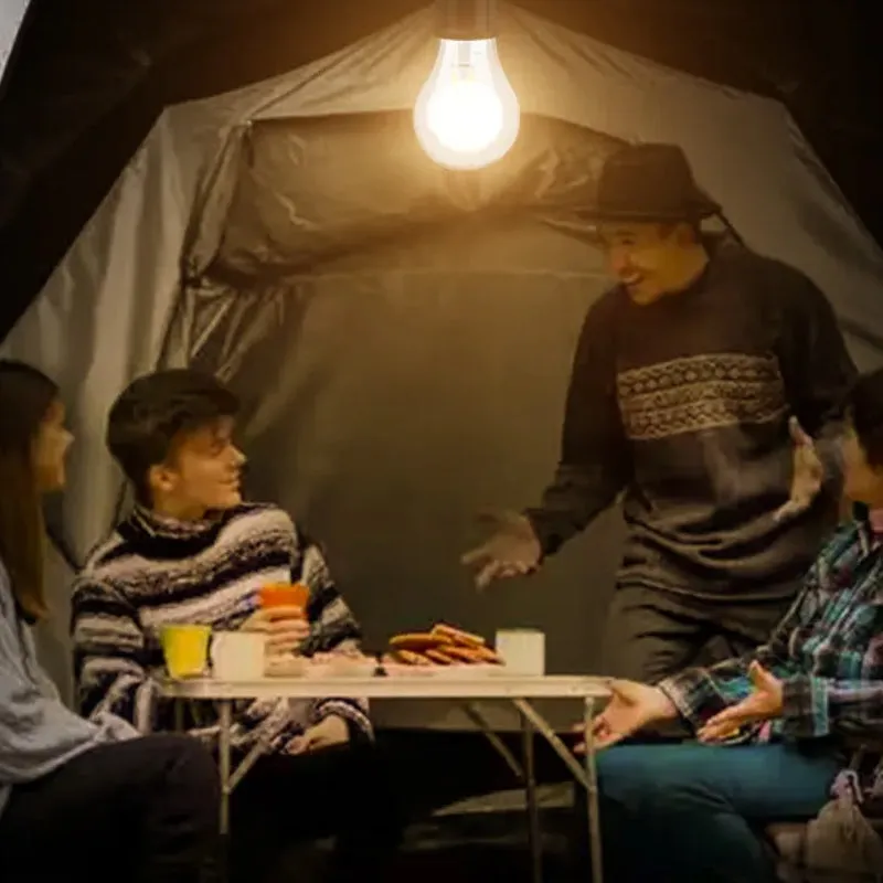 💡 New Outdoor Camping Hanging Type-C Charging Retro Bulb Light