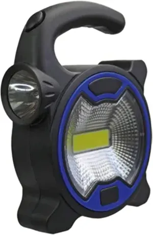 1 LED COB Light Handle Portable Cordless Bright Outdoor Lamp Flashlight Lantern