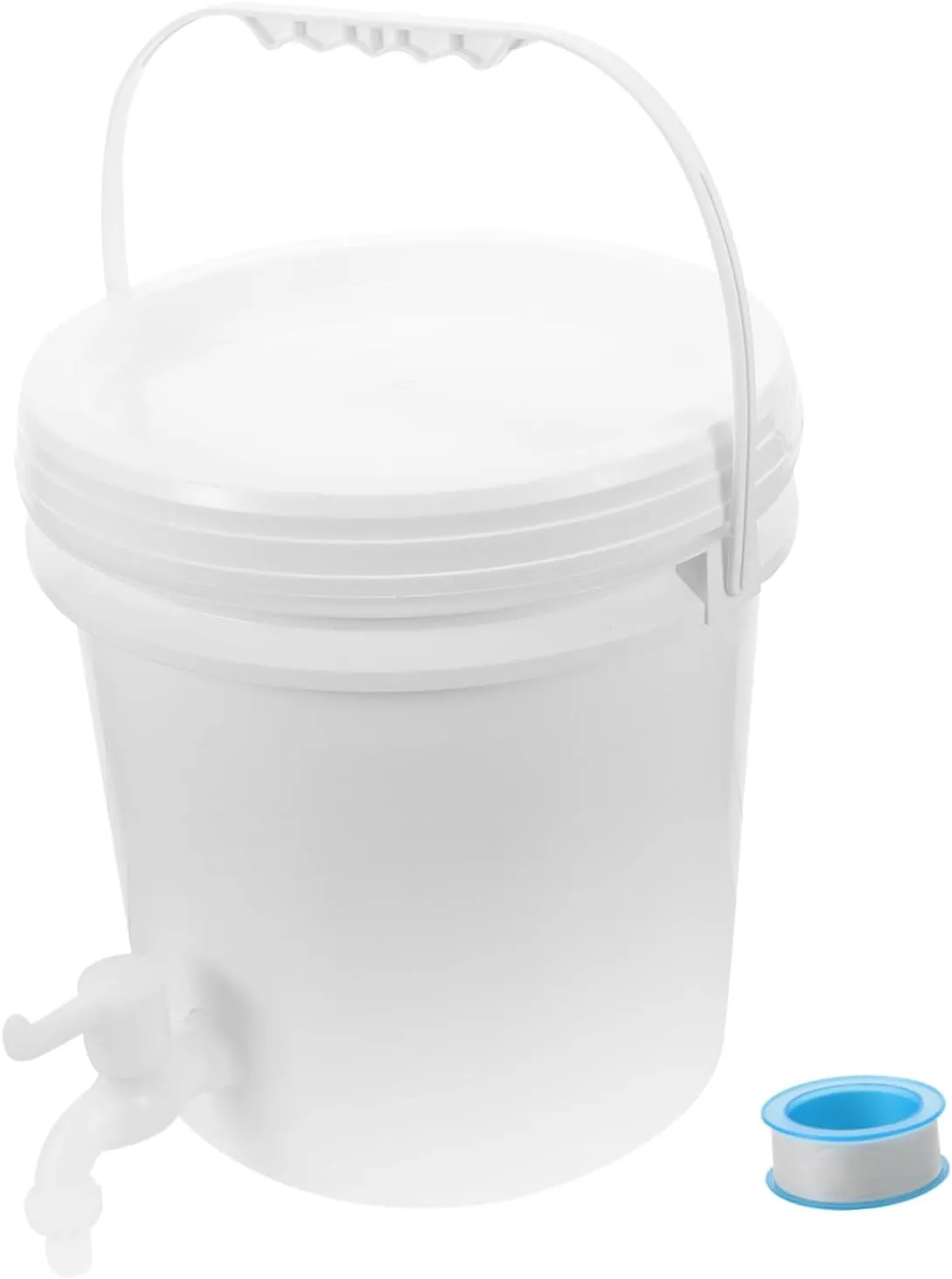 10l Collapsible Water Storage Bucket with Spout Camping Water Jugs for Outdoor Use Portable Tote with Faucet