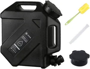 10L gallon camping Water Containers with Spigot, BPA Free Portable water jug, Military Black Water Tank, Multifunction Large Capacity water bottle Carrier for Camping Outdoor Hiking