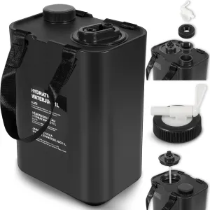11L Portable Outdoor Camping Water Storage Tank with Faucet BPA Free, Food Grade Hydration Water Storage Container Hydration Water Jug 11L for Camping, Outdoor Hiking, Picnic BBQ