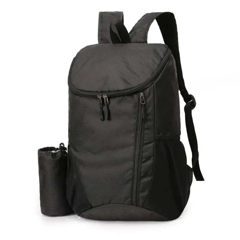 15L Lightweight Waterproof Foldable Backpack - Large Capacity Ultralight Outdoor Travel Sports Backpack