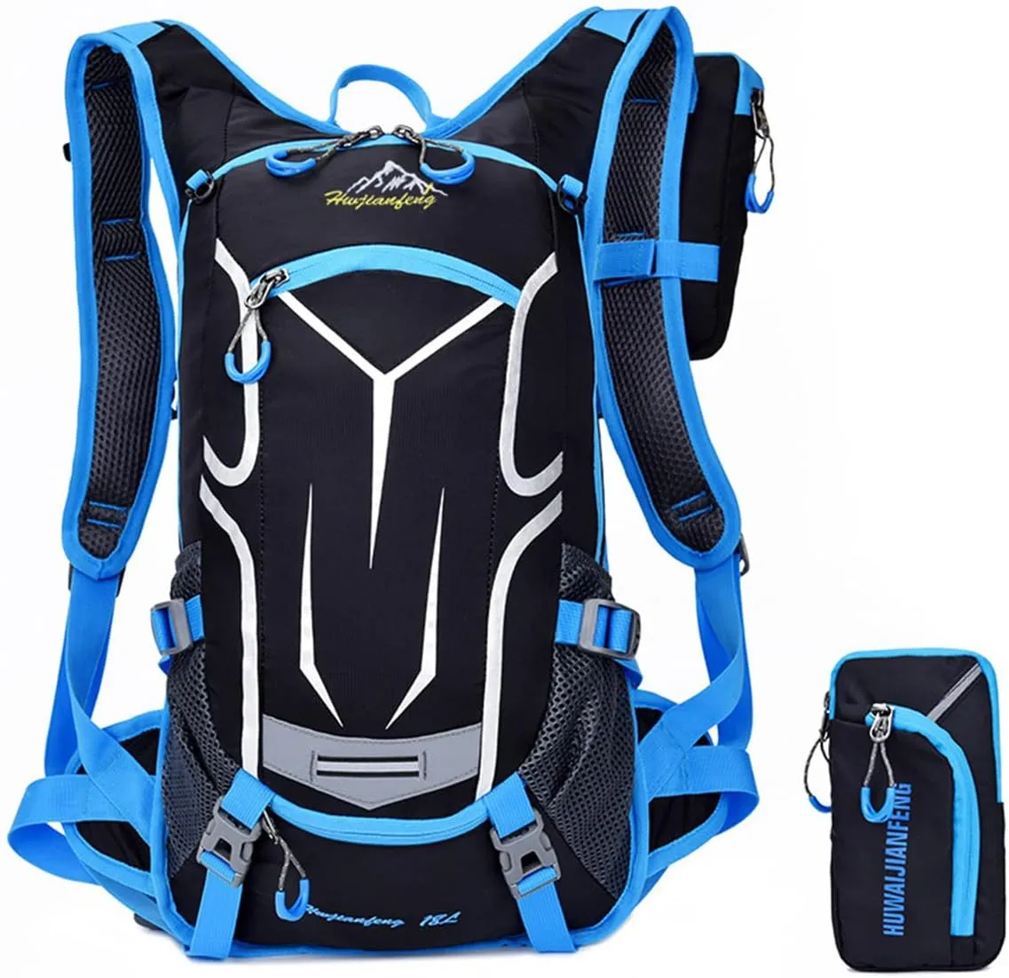 18L Cycling Rucksack Lightweight Bike Backpack Running Daypack for Fitness Hiking Climbing Camping Skiing Biking Trekking