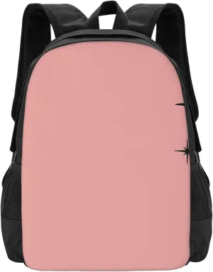 1950s Atomic Age Retro In 50s Pink And Black Lightweight Packable Backpack Travel Casual Large Capacity Daypack Foldable Backpack For Men Women