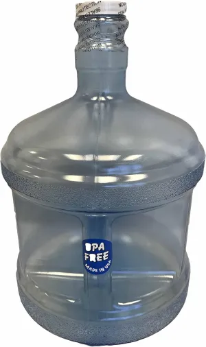 2 Gallon BPA Free Non Toxic Food Grade Safe Plastic Reusable Water Bottle Container Jug Made in USA