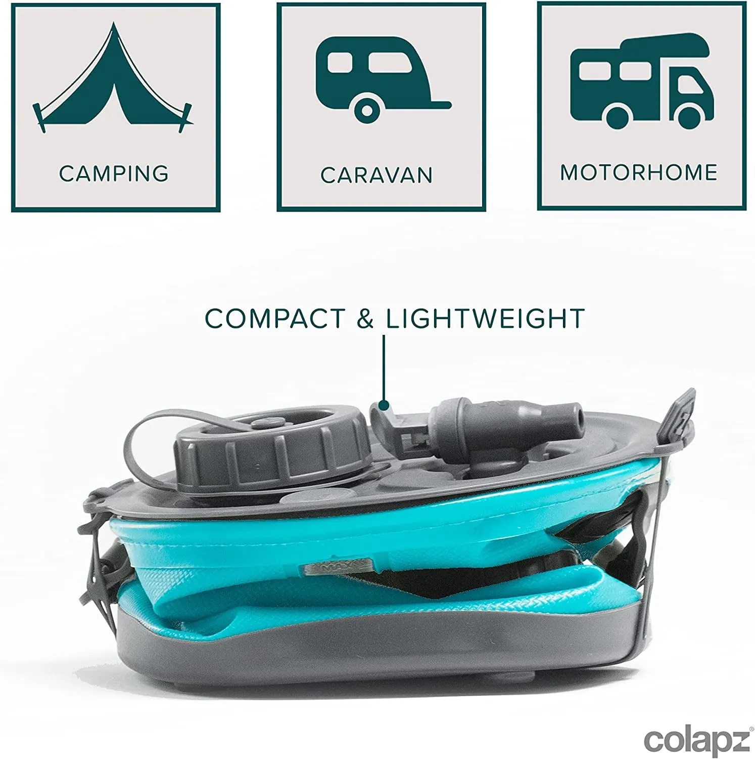 2-Gallon Collapsible Camping Water Container with Spigot