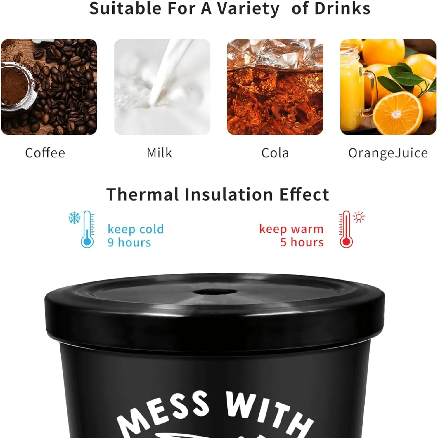 20 oz Tumbler with Lid and Straw Mess With The Crabo You Get The Stabo Tumbler Insulated Tumblers Stainless Steel Tumblers Funny Gift
