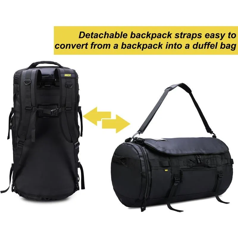 2024 MIER Heavy-Duty Water-Resistant Duffel Backpack
