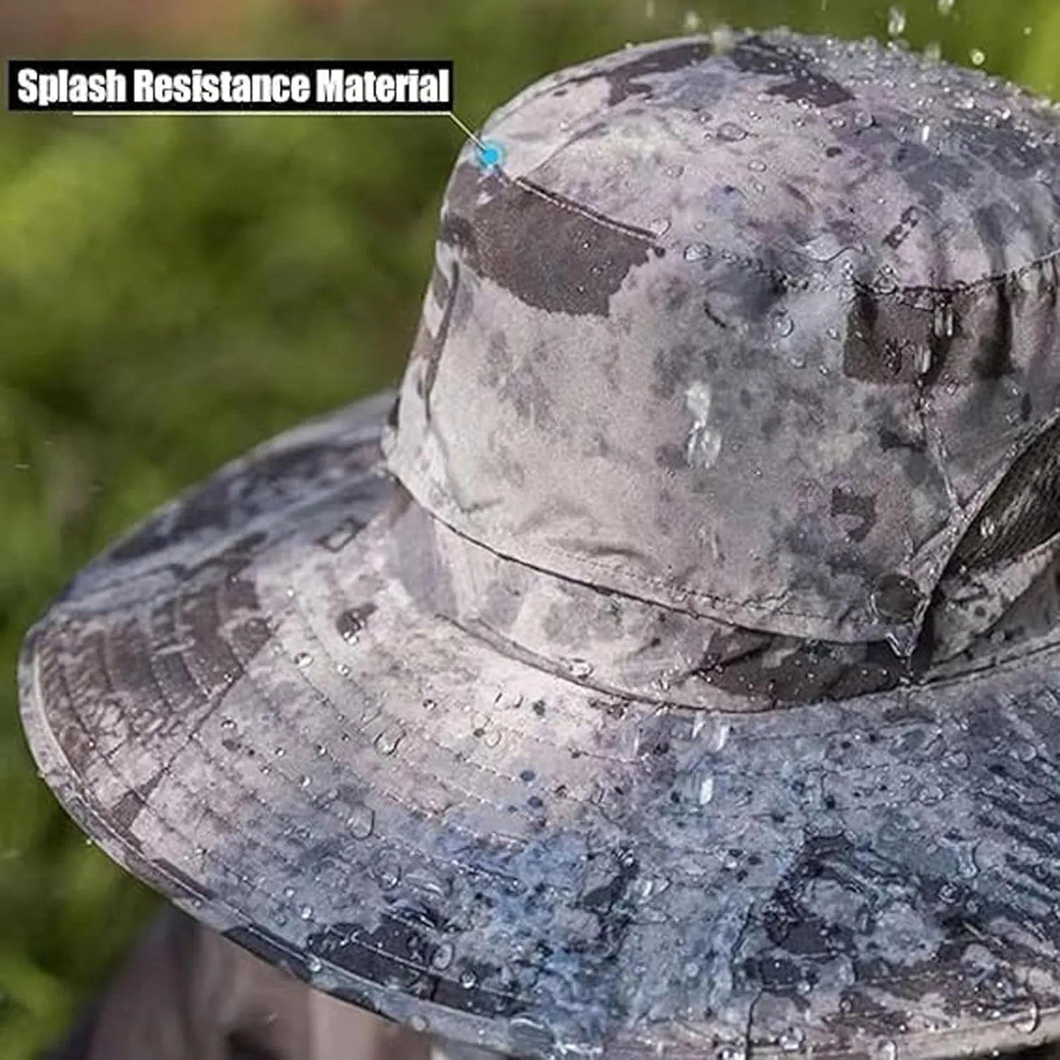 2025 New Solar Powered Fan hat, Wide Brim Solar Fan Hat USB Charging, for Men Fishing Camping UPF 50 