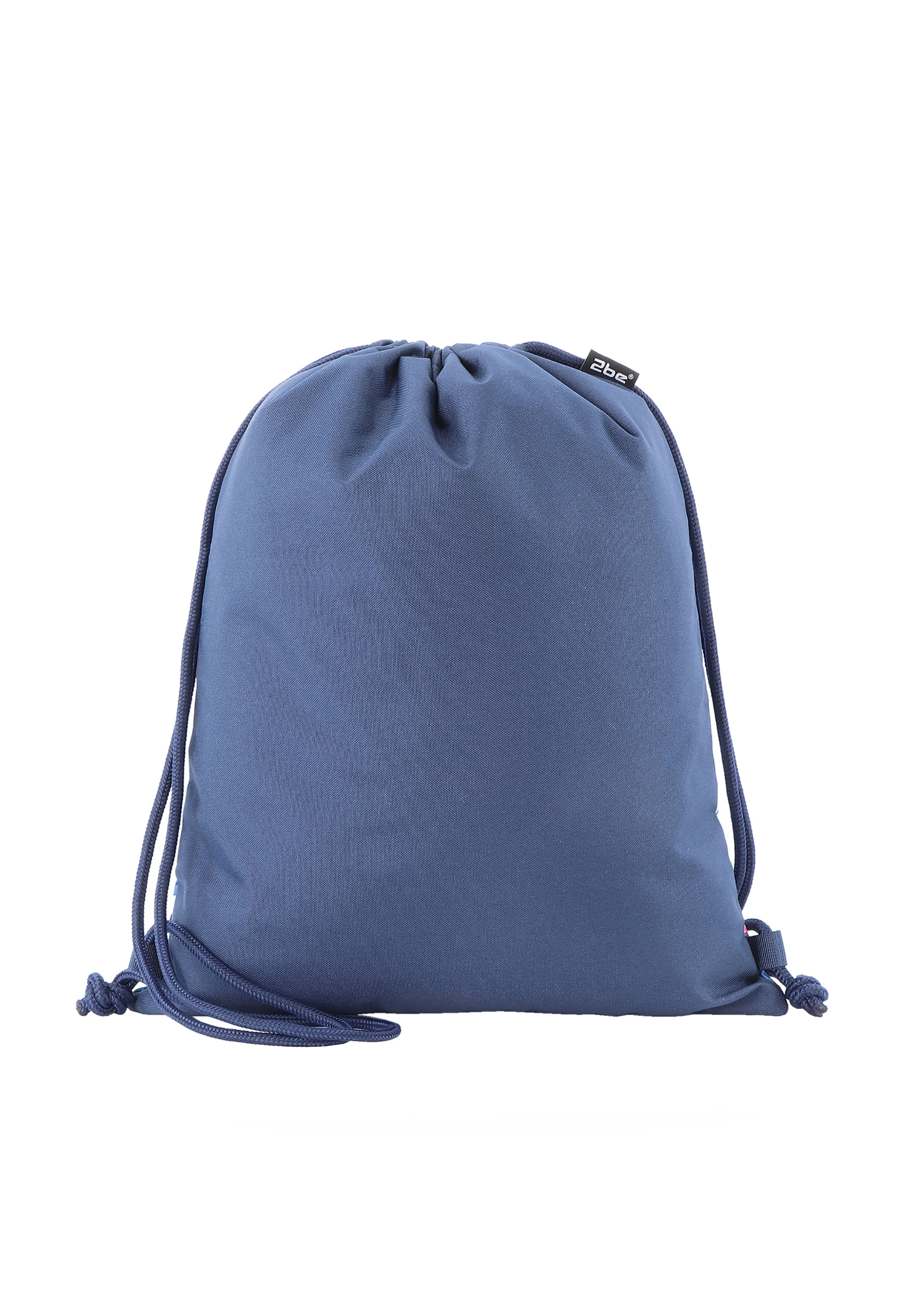 2be String Bag / Lightweight Backpack / Gym Bag Blue