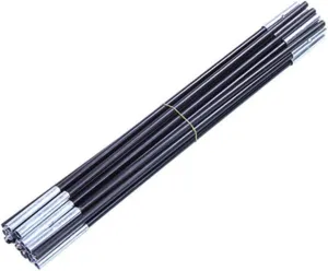 2Pcs Fiberglass Tent Pole Replacement Kit Section Lightweight Support Bars for Multiplayer Camping Tents Durable Fiberglass for Hiking and Trekking