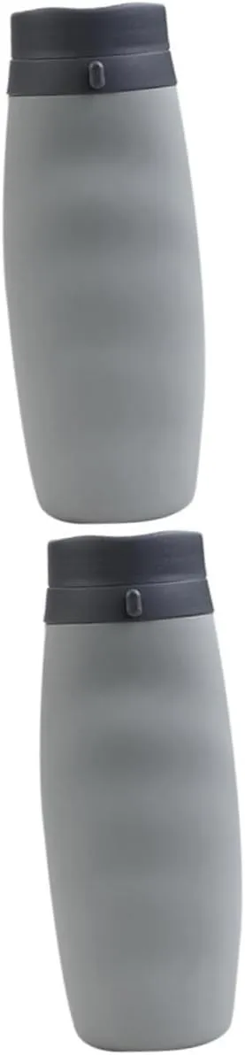 2pcs Foldable Water Bottle Large Capacity Collapsible Water Cup Collapsible Travel Cup for Hiking