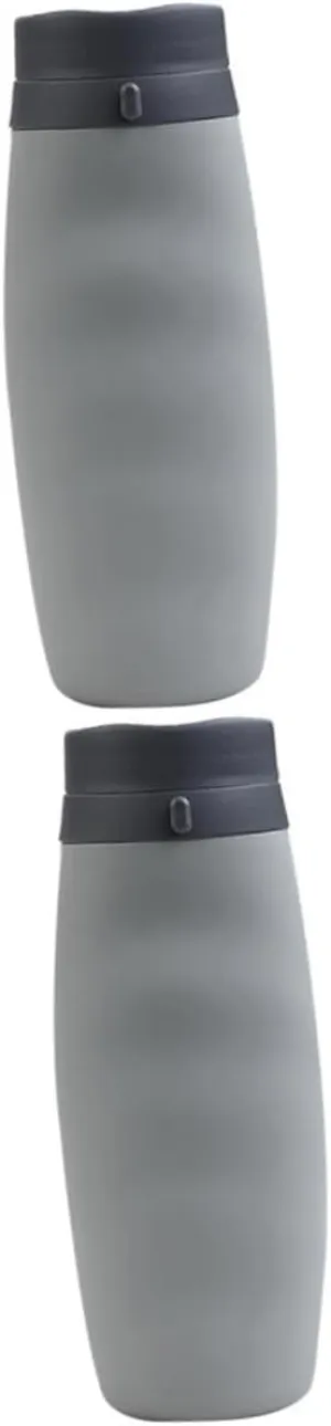 2pcs Foldable Water Bottle Large Capacity Collapsible Water Cup Collapsible Travel Cup for Hiking