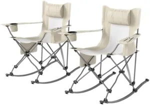 2pcs Folding Lounge Chairs/Beach Chair 、Camping Chairs