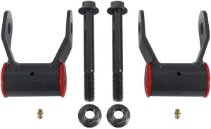2" Rear Suspension Drop Lowering Kit Shackles w/Hardware 710515 Shackle Zerk Fitting Leveling Kit Compatible with 1989-1997 Ford Ranger 2WD 4X4