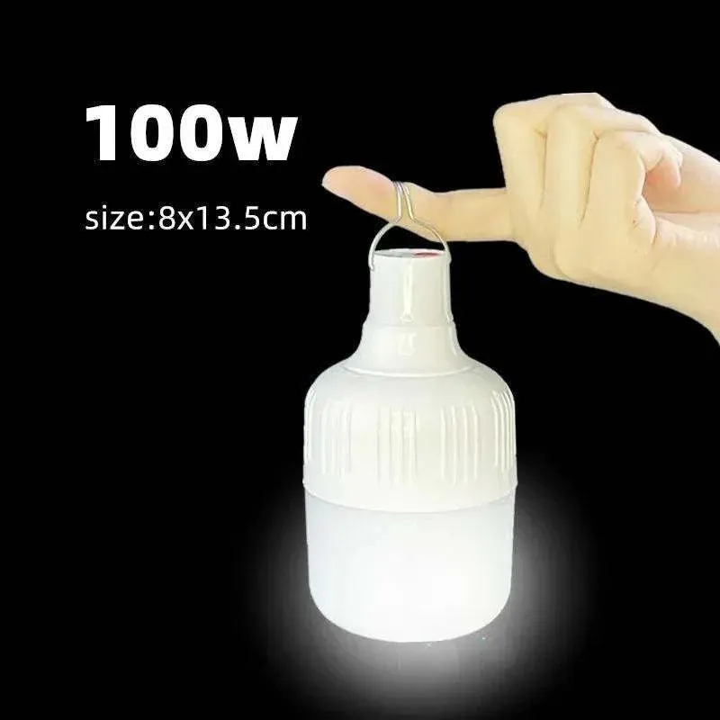30-260W Portable Tent Lamp Battery Lantern BBQ Camping Light Outdoor Bulb USB LED Emergency Lights for Patio Porch Garden