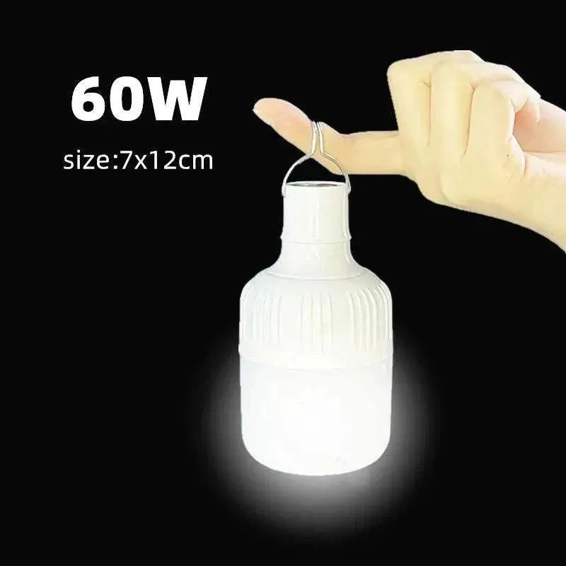 30-260W Portable Tent Lamp Battery Lantern BBQ Camping Light Outdoor Bulb USB LED Emergency Lights for Patio Porch Garden