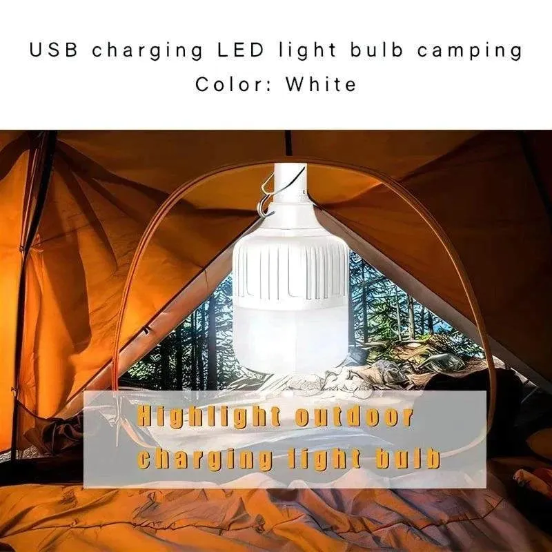 30-260W Portable Tent Lamp Battery Lantern BBQ Camping Light Outdoor Bulb USB LED Emergency Lights for Patio Porch Garden