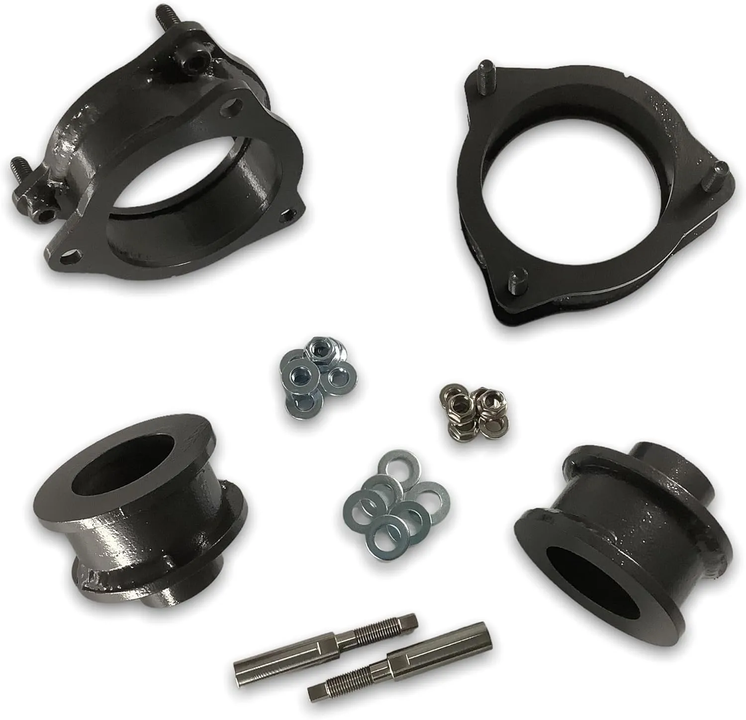 304027-2" Front & 2" Rear Lift Kit Compatible with Kia Seltos SUV (2024-2025) & is Compatible with Hyundai Kona SUV (2024-2025) - 2WD & 4WD - WITH Shock Shaft Extensions