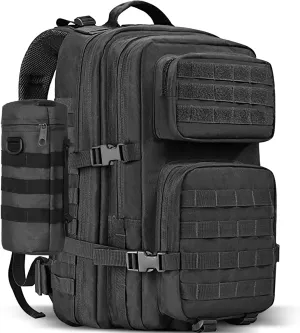 30L Military Tactical Backpack 3 Day Assault Pack Molle Hiking Rucksack With Bottle Holder