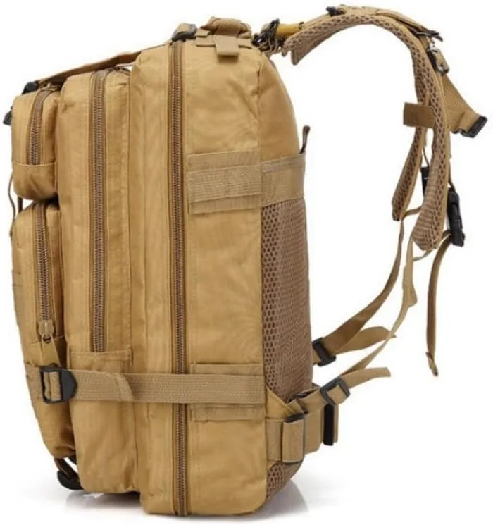 30L Waterproof Hiking Tactical Backpack with MOLLE System – Lightweight & Ergonomic Design for Camping, Trekking, Outdoor Adventures (Digital Desert Camo)