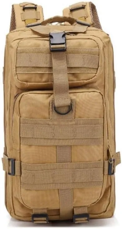 30L Waterproof Hiking Tactical Backpack with MOLLE System – Lightweight & Ergonomic Design for Camping, Trekking, Outdoor Adventures (Digital Desert Camo)