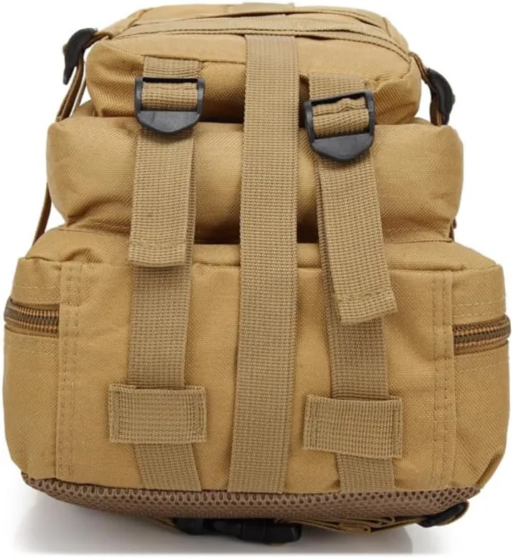30L Waterproof Hiking Tactical Backpack with MOLLE System – Lightweight & Ergonomic Design for Camping, Trekking, Outdoor Adventures (Digital Desert Camo)