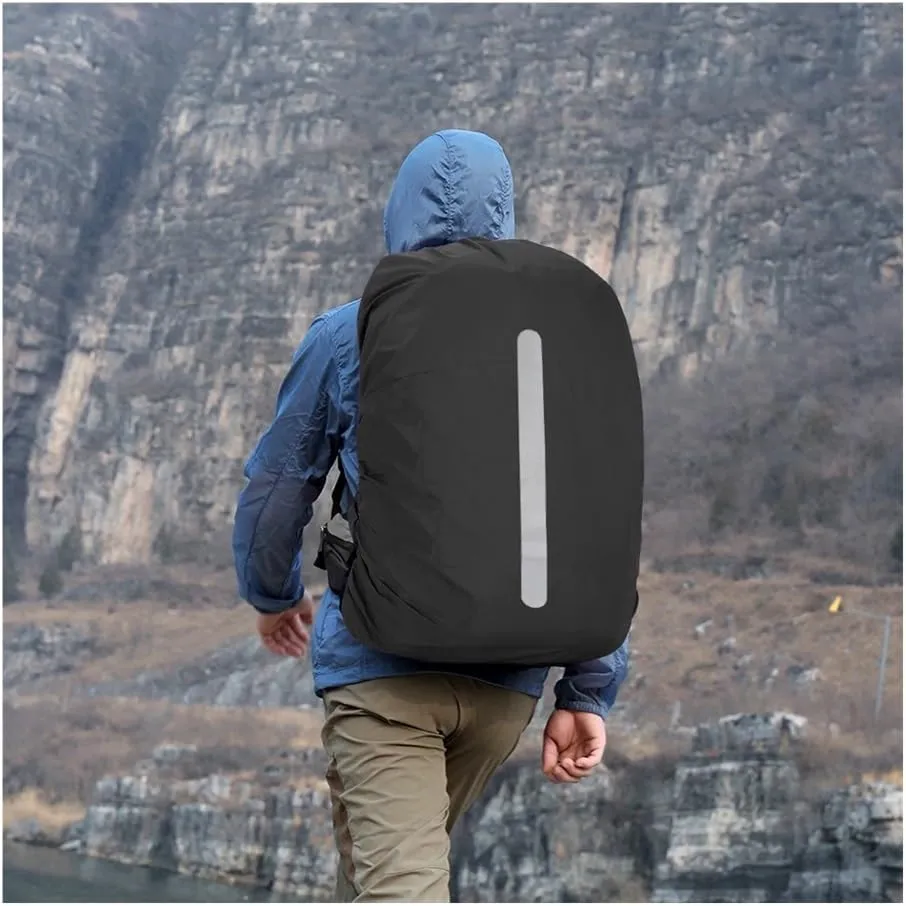 30L/60L Reflective Waterproof Backpack Rain Cover Outdoor Night Cycling Hiking Climbing Safety Raincover Case Bag Backpack Cover