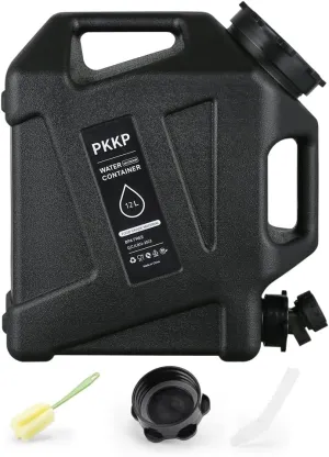 3.2 Gallon Camping Water Container Spigot,Portable Water Tank BPA Free,Camping Water Jug for Vehicle,Car,Outdoor Hiking,Picnic