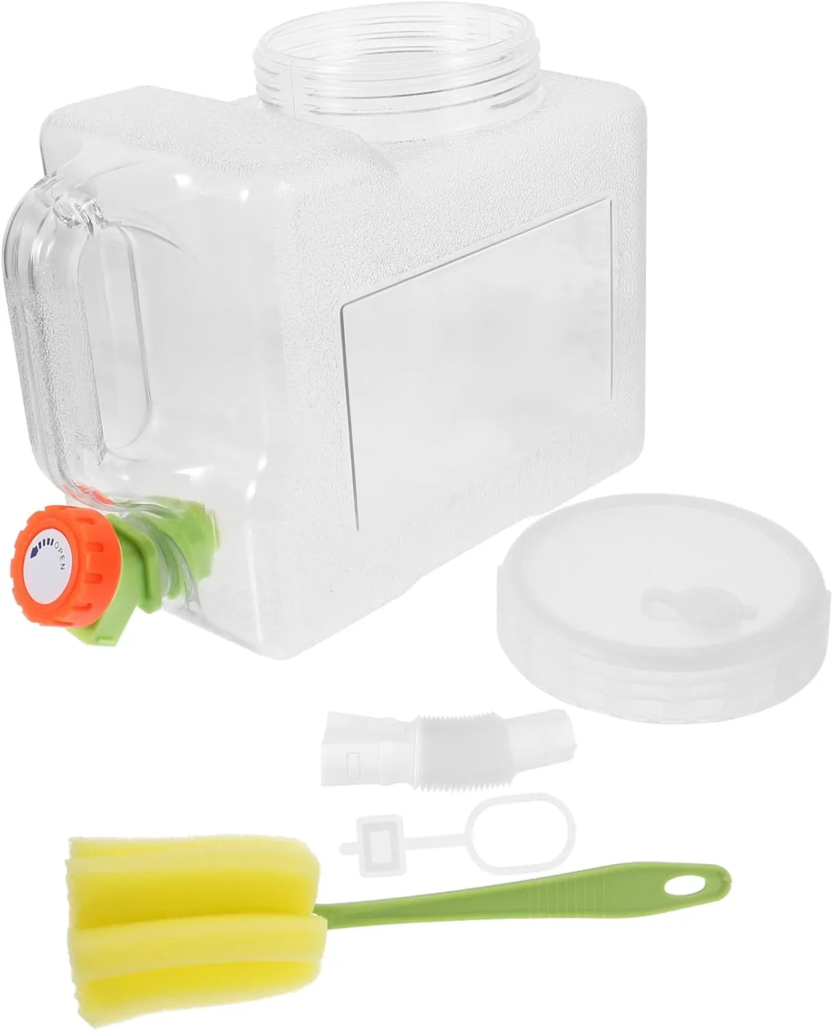 3l Outdoor Water Bucket Collapsible Camping Water Jug Handle Lightweight Portable Water Storage Container