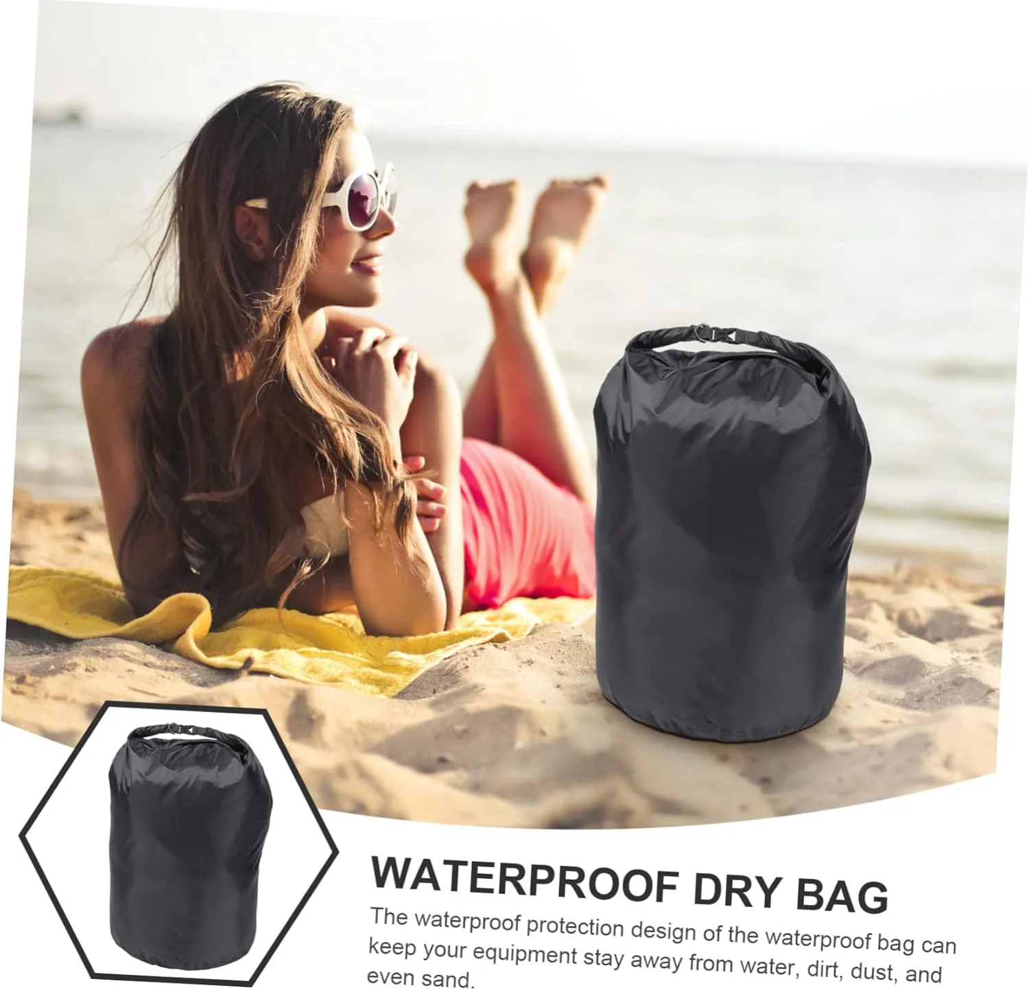 3pcs Backpack for Kayaking Rafting and Boating Lightweight Dry Bag for Outdoor Activities Fishing Hiking and Camping Versatile Storage