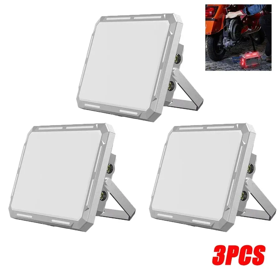 4000mAh LED Tent Light Rechargeable Camping Lantern with Magnet Portable Strong Light Emergency Lamp Outdoor Repair Lighting