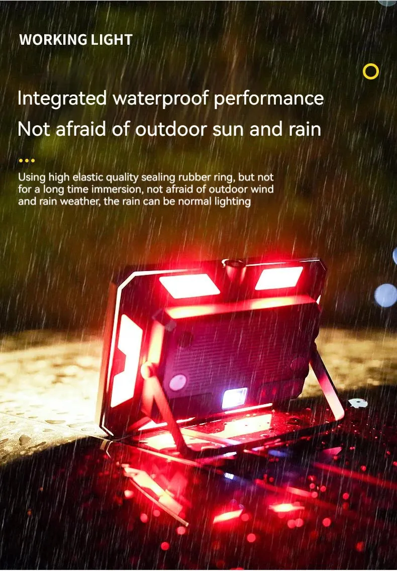 4000mAh LED Tent Light Rechargeable Camping Lantern with Magnet Portable Strong Light Emergency Lamp Outdoor Repair Lighting