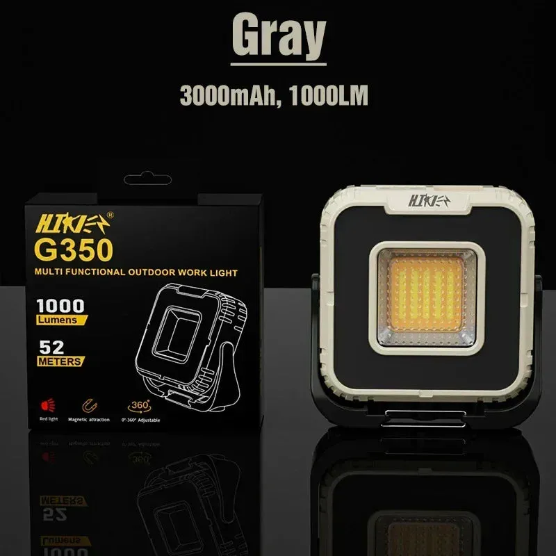 4000mAh LED Tent Light Rechargeable Camping Lantern with Magnet Portable Strong Light Emergency Lamp Outdoor Repair Lighting