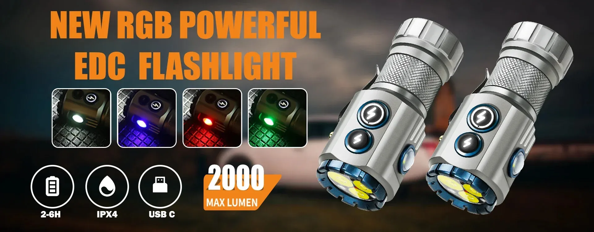 4000mAh LED Tent Light Rechargeable Camping Lantern with Magnet Portable Strong Light Emergency Lamp Outdoor Repair Lighting