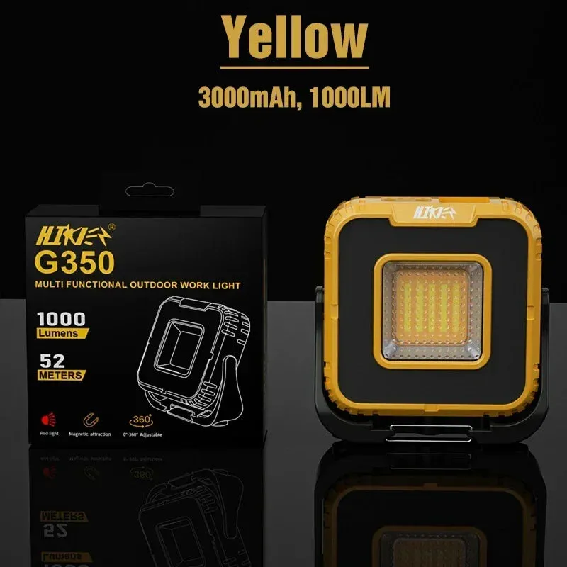 4000mAh LED Tent Light Rechargeable Camping Lantern with Magnet Portable Strong Light Emergency Lamp Outdoor Repair Lighting