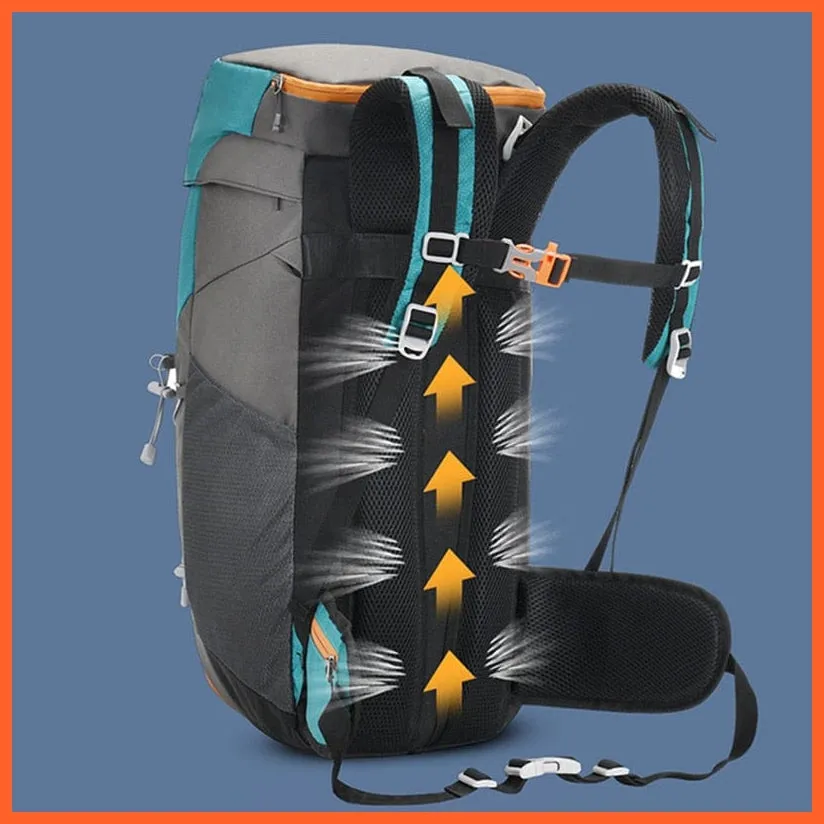 40L Outdoor Lightweight Waterproof Backpack | Travel Hiking Backpack Bag
