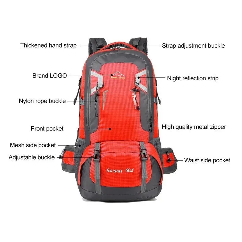 40L/60L Waterproof Outdoor Travel Backpack