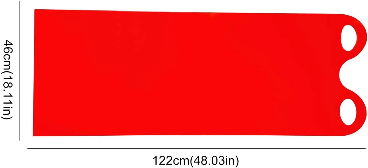 48 Inch Snow Sled for Adults,Lightweight Thickened Plastic Snow Sleds with Handles,Flexible Roll Up Durable Snowboard Winter Downhill Sprinter Sledding for Beach Grass Snow Outdoor Sand