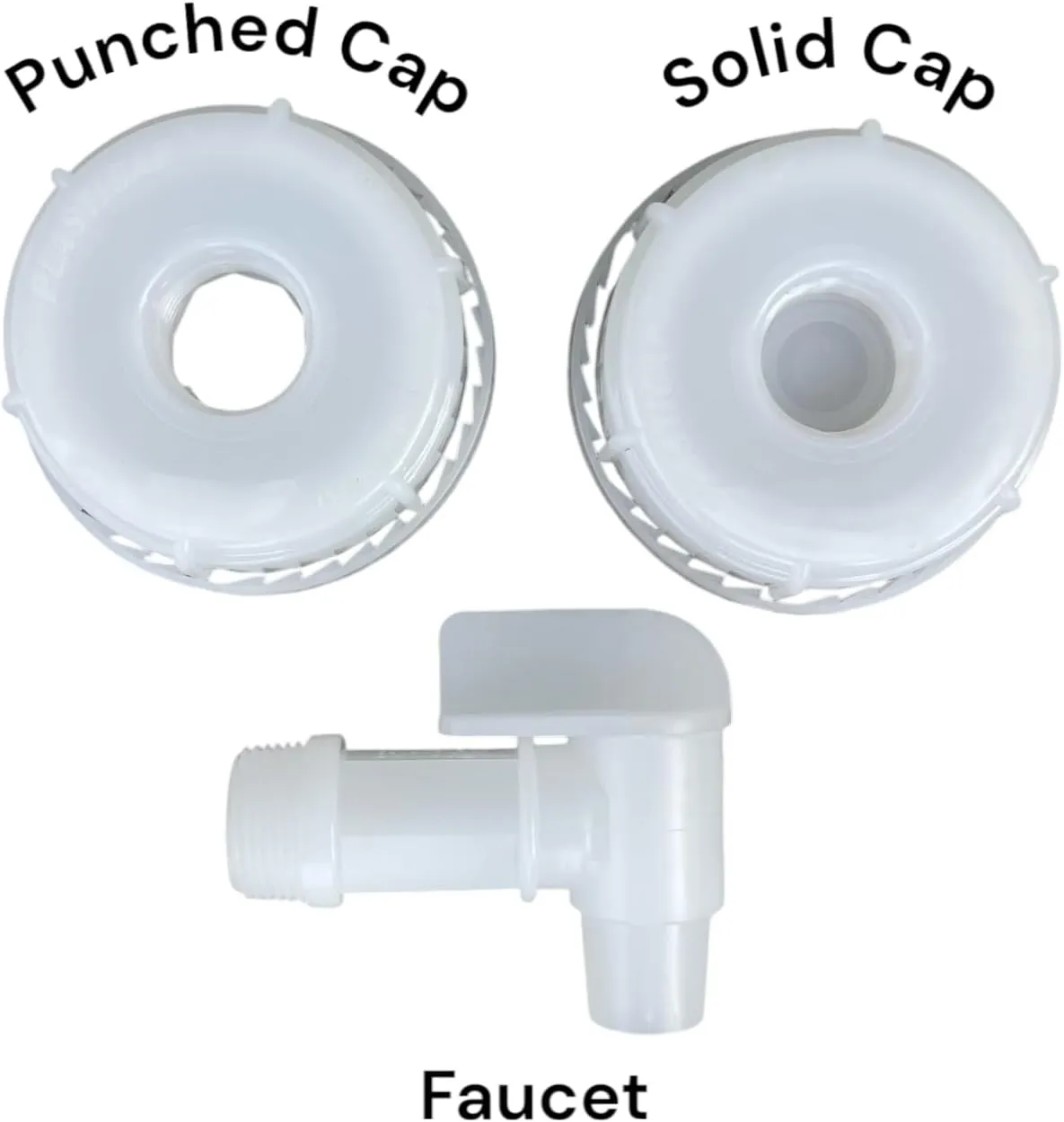 5.3 Gallon Tighthead Jug w/Cap & Faucet | Water Storage Carboy | Hedpack | Home Brewing | Includes- (1) Jug (2) Caps & (1) Faucet/Spigot | (BLUE)