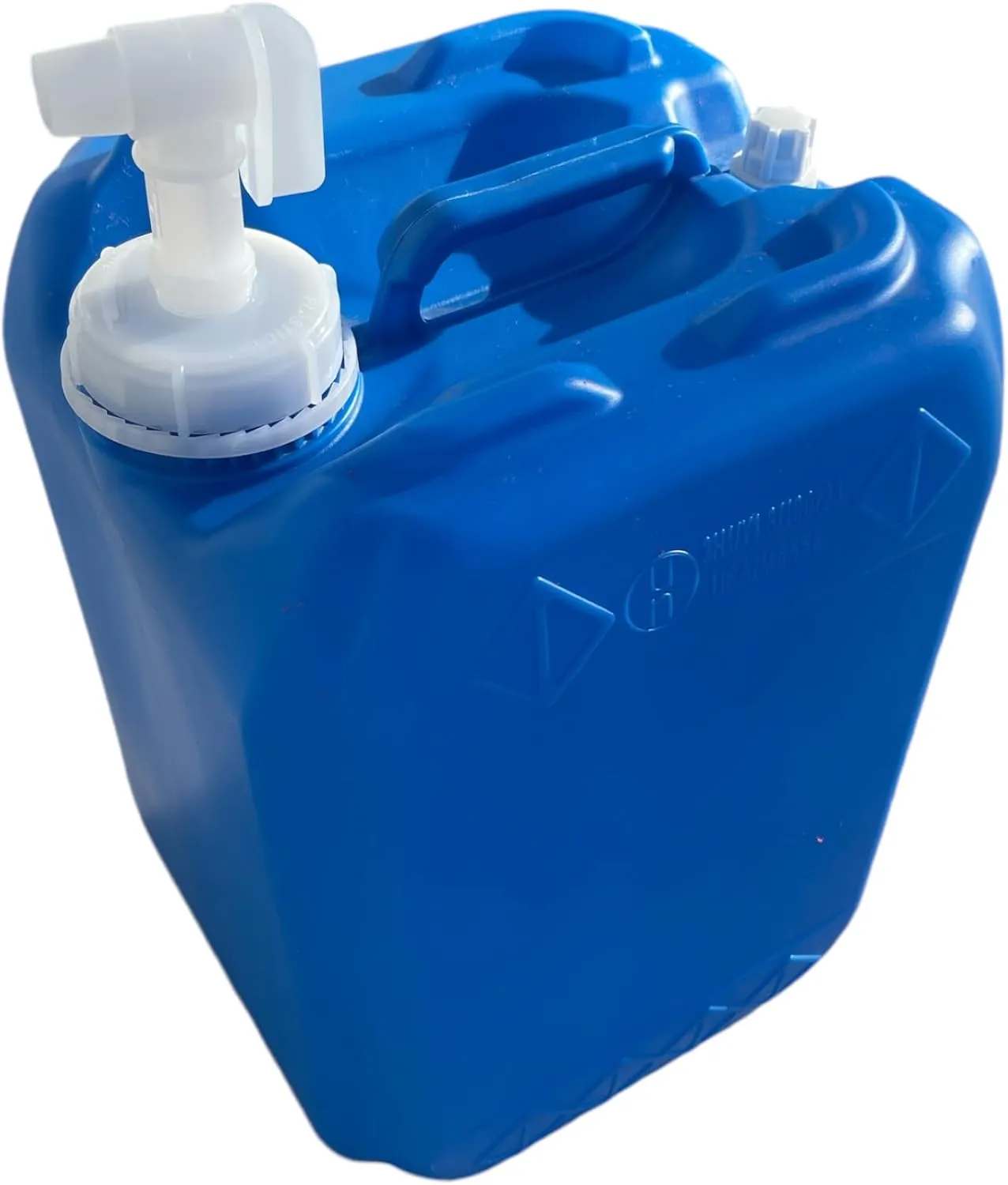 5.3 Gallon Tighthead Jug w/Cap & Faucet | Water Storage Carboy | Hedpack | Home Brewing | Includes- (1) Jug (2) Caps & (1) Faucet/Spigot | (BLUE)