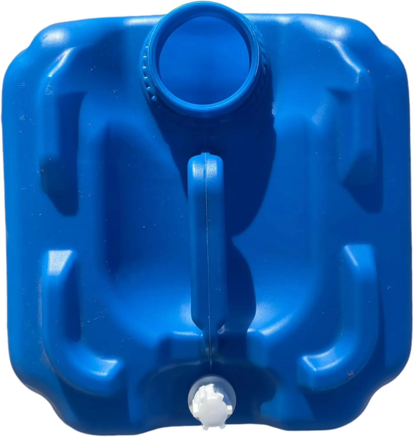 5.3 Gallon Tighthead Jug w/Cap & Faucet | Water Storage Carboy | Hedpack | Home Brewing | Includes- (1) Jug (2) Caps & (1) Faucet/Spigot | (BLUE)