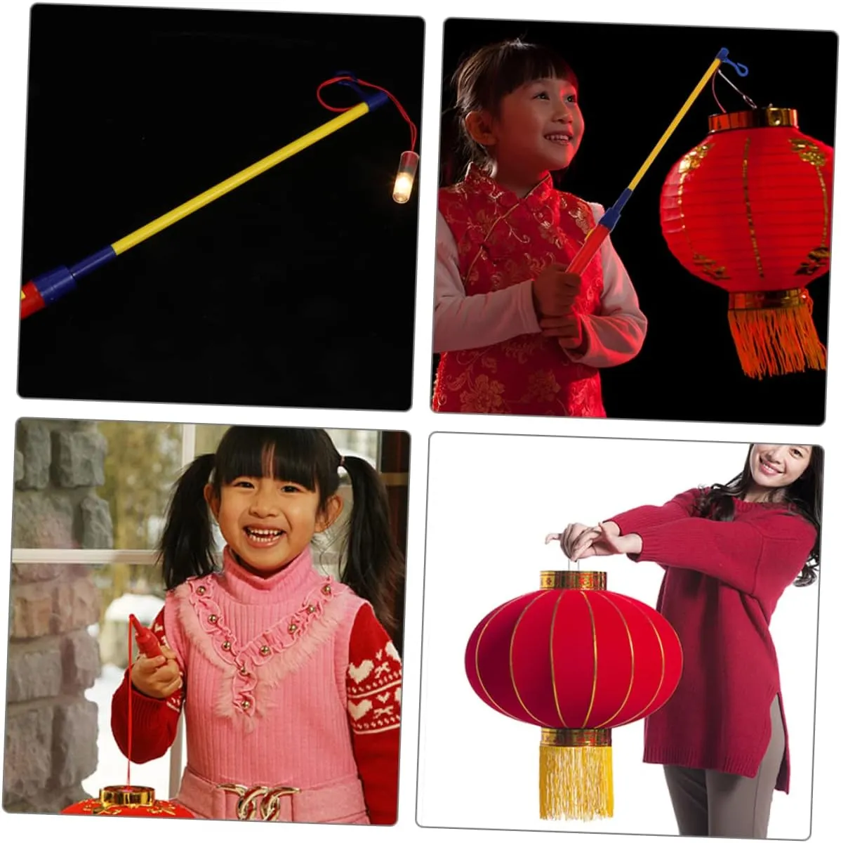 5pcs Lantern Stick Led Lantern Rod Diy Lantern Supplies Glow Stick Led Lantern Handle Diy Lantern Stick Lantern Holder Stick Light Lantern Po