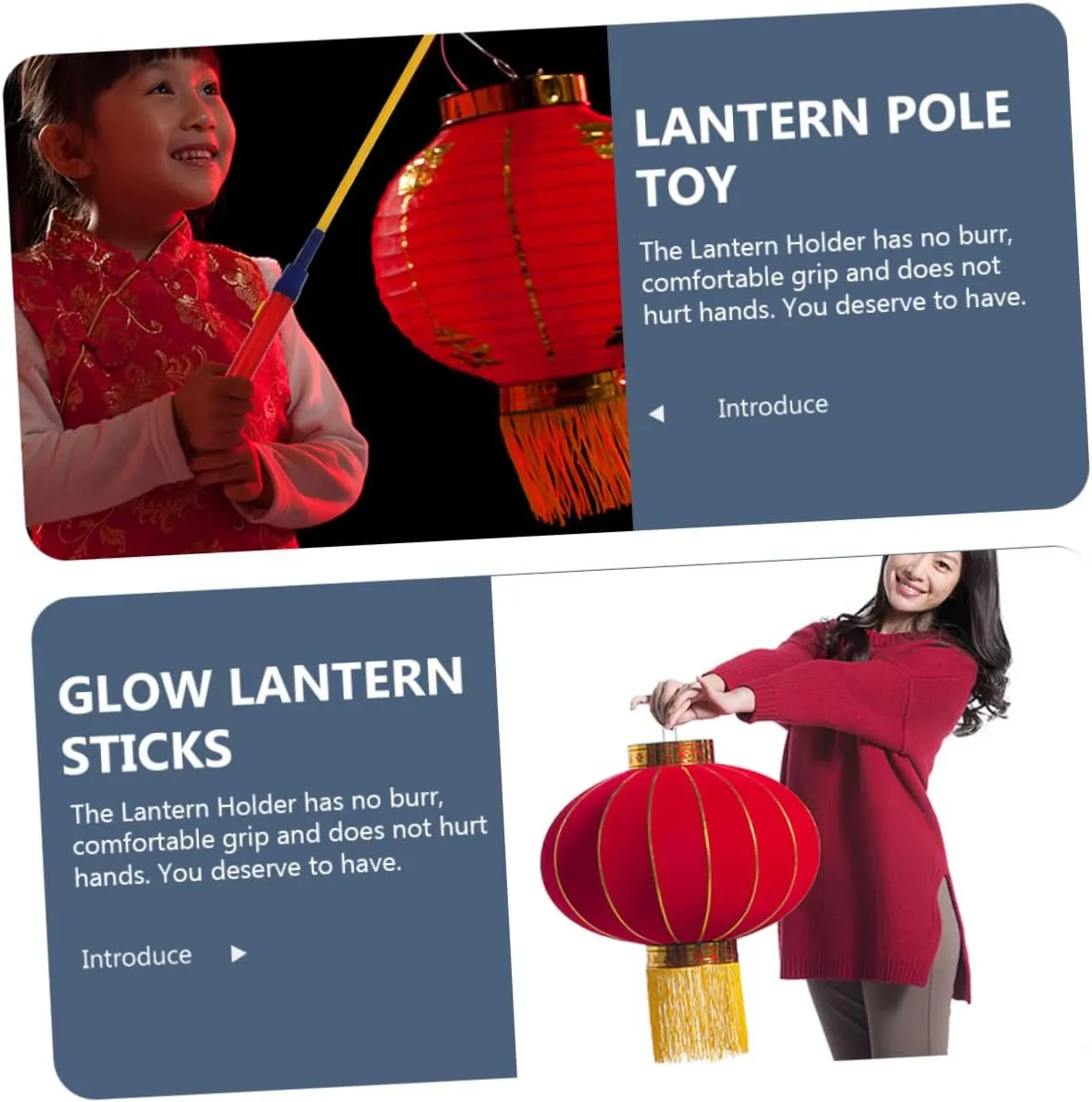 5pcs Lantern Stick Led Lantern Rod Diy Lantern Supplies Glow Stick Led Lantern Handle Diy Lantern Stick Lantern Holder Stick Light Lantern Po