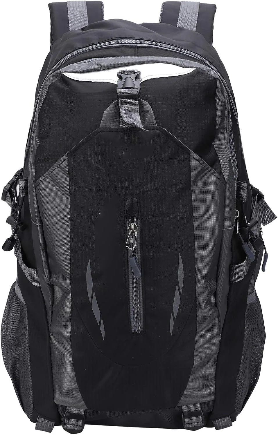 6 Colours 40L Hiking Camping Backpack Lightweight Outdoor Sports Travel Daypack Climbing Tours (Black)