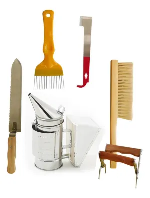 6-Piece Beekeeping Tools Kit