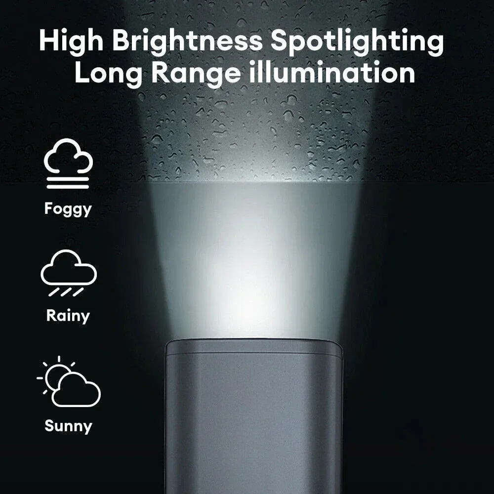 60000lm Mini Zoom Flashlight With COB Side Light High Brightness Long-range Lantern Lock Buckle Design Variable Focus Torch