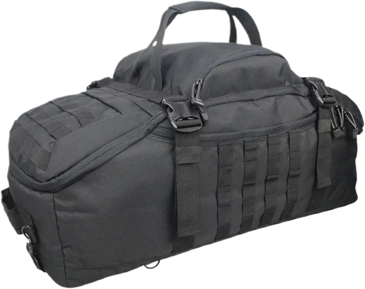 60L 80L Camping Backpacks Men Tactical Backpack Molle Hiking Travel Climbing Rucksack Sports Gym Duffel Bag(Black,Large)